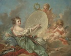 Allegory of Painting, 1765 by François Boucher - Paper Print - Custom ...