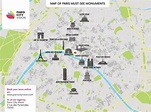 Paris museum map - Map of Paris museum (Île-de-France - France)