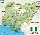 Map of Nigeria - Map in the Atlas of the World - World Atlas