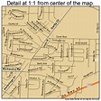 Florence Alabama Street Map 0126896