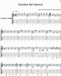 Sonidos del silencio - Sheet music for Classical Guitar