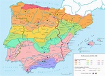 The Reqconquista 722-1492 European History, World History, Map Of Spain ...