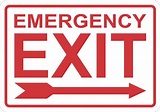 Printable Emergency Exit Sign