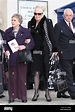 Guests The Funeral of Wendy Richard held at St Mary's Church Marylebone ...