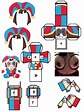 Papercraft //pomni//the amazing digital Circus | Paper doll template ...