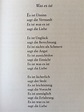 Deutsche Lyrik von damals und heute — gedichteausderwelt: “Was es ist ...