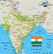 Karte von Indien (Land / Staat) | Welt-Atlas.de