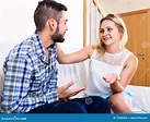 Boy and girl are talking stock photo. Image of girl, garrulous - 73088046
