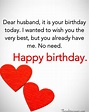 Quotes Of Birthday Wishes For Husband at Best Quotes