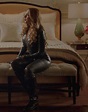 Elizabeth Gillies in leather from latest episode of Dynasty : r/lizgillies