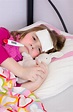Sick child girl stock image. Image of health, indoors - 28436277