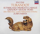 Puccini : Turandot: Giacomo Puccini, Zubin Mehta: Amazon.fr: Musique