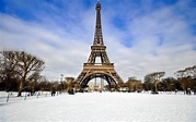 Descargar fondos de pantalla París, Invierno, 4k, Francia, la Torre ...