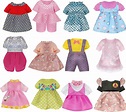 N\A Clothes Set of 12 for 12-14-16 Inch Alive Lovely Baby Doll Clothes ...