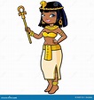 Cleopatra ilustración del vector. Ilustración de personal - 94497125
