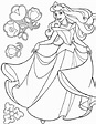 Dibujo de las princesas Disney Aurora. | Cinderella coloring pages ...