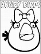 Dibujos para colorear de Angry Birds: Matilda se pone lazo - Juegos de ...