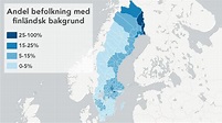 Kartan: Så här många med finländsk bakgrund bor i din kommun - Sveriges ...
