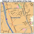 Huntersville North Carolina Street Map 3733120