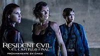 Trailer de Resident Evil: El Capitulo Final, película, sinopsis