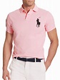Lyst - Polo Ralph Lauren Custom-Fit Big Pony Mesh Polo in Pink for Men