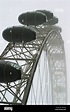 The London Eye in Mist or Fog Stock Photo - Alamy