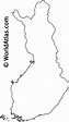 Finland Outline Map