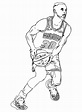 Stephen Curry Play Basketball Coloring Page Curry Coloring Page Page ...
