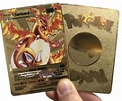 Pokémon Trading Card Game Charizard DXGold Metal Pokemon Card Toys ...