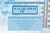 How to Convert Fahrenheit to Kelvin - Formula and Examples