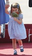 Princess Charlotte looks adorable holding flowers on royal tour ...