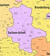 Verwaltungskarte von Sachsen-Anhalt