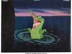 Peter Pan Crocodile Production Cel with Painted Background (Walt | Lot ...