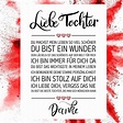 Amazon.de: Close Up Beste Tochter - Danke Zitate Poster - Deko Geschenk ...