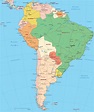 América do Sul - Mapa Político