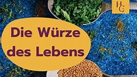 Lass dich inspirieren von "Die Würze des Lebens!" - YouTube