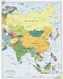 Mapa Político de Asia - Tamaño completo | Gifex