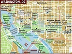La carte de washington, dc - Une carte de washington dc (District de ...