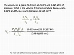 Pressure, Volume and Temperature Relationships - Chemistry Tutorial ...
