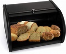 anmas power Bread Box for Kitchen Counter, Roll Top Bread Box Storage ...