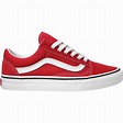 Vans Women's Old Skool Red Shoes | Women's Athletic Shoes | Shoes ...