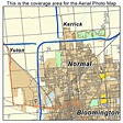 Aerial Photography Map of Normal, IL Illinois
