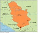 Blog de Geografia: Mapa da Sérvia