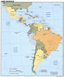Map of Latin America Capitals and Countries Diagram | Quizlet