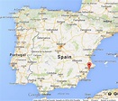 Map Of Spain Alicante - Misti Teodora