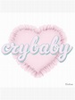 "Crybaby pastel ruffle heart" Poster by Eludrea | Redbubble