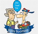 Descarga gratis | Baby boomers ilustración millennials, boomer, bebé ...