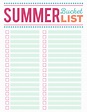 Printable Summer Bucket List Template - Printable Word Searches