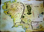 Map of Middle Earth by phoenixtelstar on DeviantArt