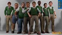 Nerds Clique (Bully) XPS Models by the-architect-x on DeviantArt ...